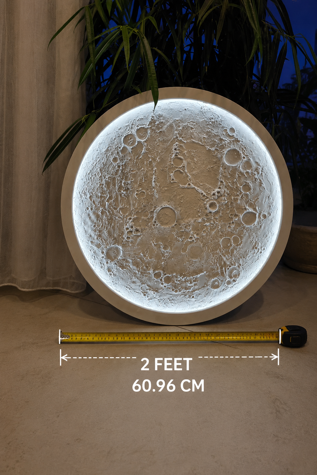 Luxury 3D Moon Wall Art LED Light – (Cash on Delivery 🚚)